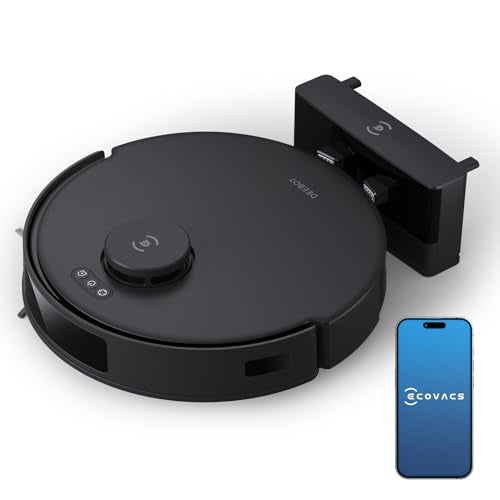 ECOVACS Deebot N20 Pro Robot Vacuum Cleaner with Mop. 8000Pa Strongest Suction Robotic Vacuum. Anti-Hair Tangle. Deep Sweeping and Mopping. 6400mAh Battery