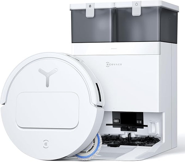 DEEBOT T50 PRO OMNI Robot Vacuum & Mop with LiDAR (Strong Suction, Carpet, Slim) White